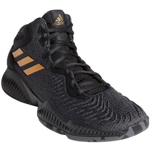 adidas Other - Adidas MAD BOUNCE 2018 Black/Gold Men's Size 7.5